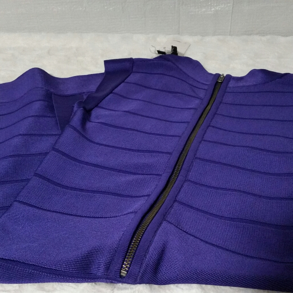French Connection,dress New w/Tag Purple sz 0 - Picture 9 of 13